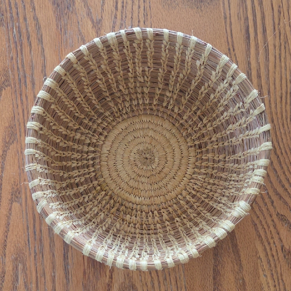 Woven Grass Basket.